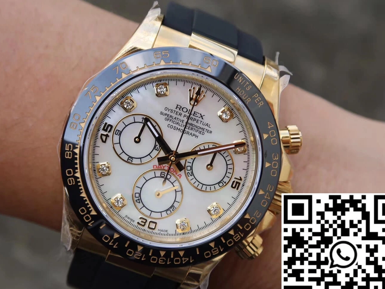 Dial Diamond JH V6 Daytona M116518ln-0037 Factory Cosmograph Rolex 0118